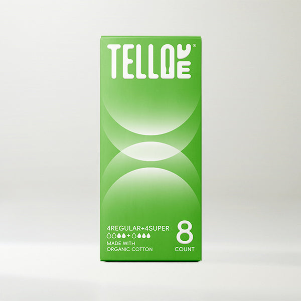 Tellove®  Tampons Regular&Super Absorbency 8 Count