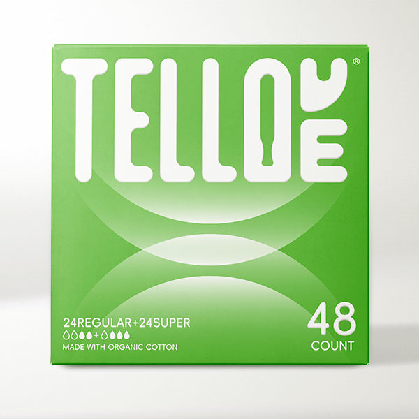 Tellove® Tampons Regular&Super Absorbency 48 Count