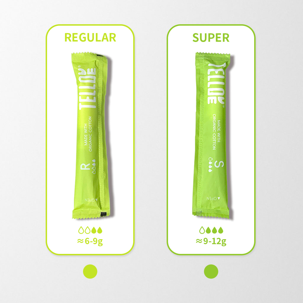 Tellove®  Tampons Regular&Super Absorbency 8 Count