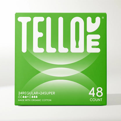 Tellove® Tampons Multipack Regular&Super Absorbency 48 Count