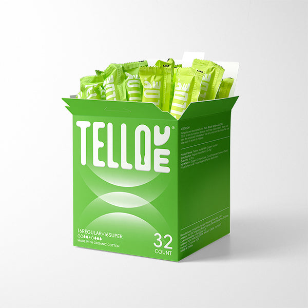 Tellove®  Tampons Regular&Super Absorbency 32 Count