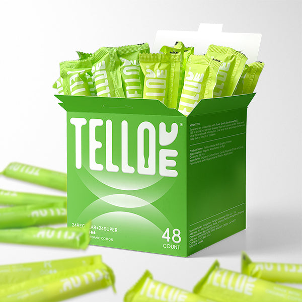 Tellove® Tampons Regular&Super Absorbency 48 Count