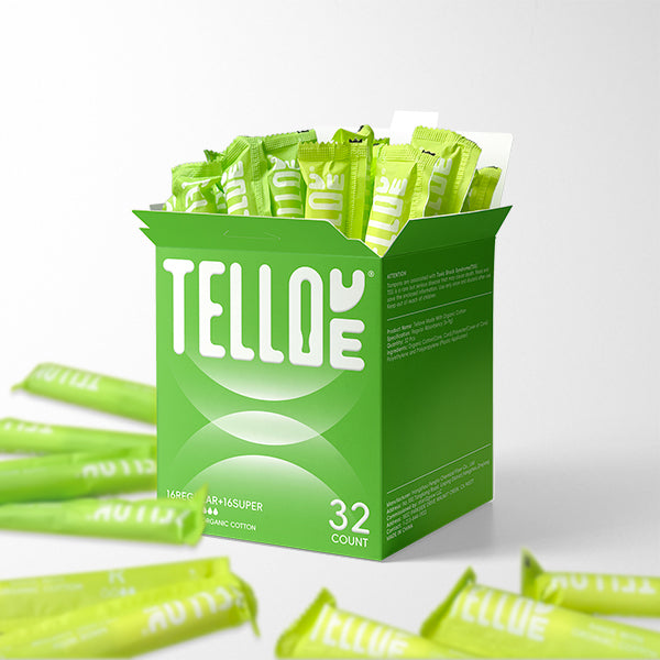 Tellove®  Tampons Regular&Super Absorbency 32 Count