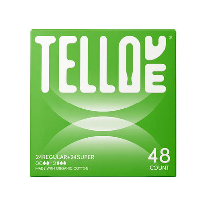 Tellove® Tampons Multipack Regular&Super Absorbency 48 Count