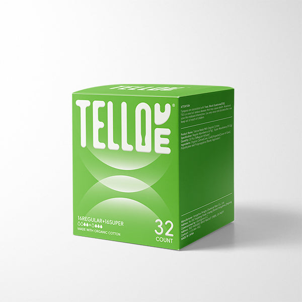 Tellove®  Tampons Regular&Super Absorbency 32 Count