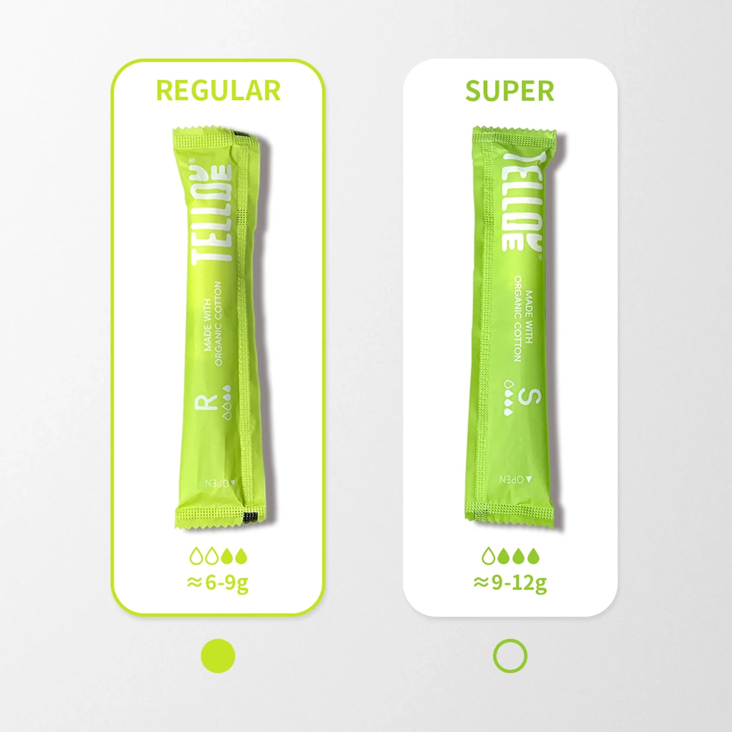 Tellove®  Tampons Regular Absorbency 32 Count
